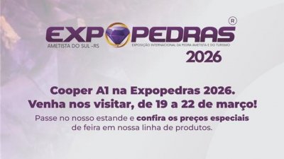 EXPOPEDRAS 2026: Venha visitar nosso estande