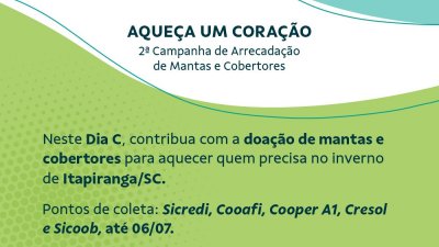 Campanha ativa no munic&iacute;pio de Itapiranga, SC