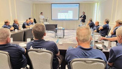 Apresenta&ccedil;&atilde;o de oportunidades de neg&oacute;cios com Portugal. (Foto: Assessoria Kactus.)