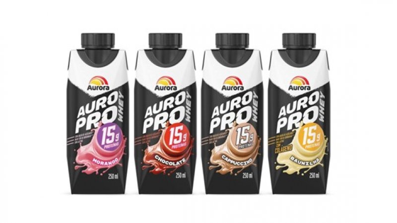 Aurora inova mercado de bebidas proteicas e lança bebida inédita enriquecida com colágeno