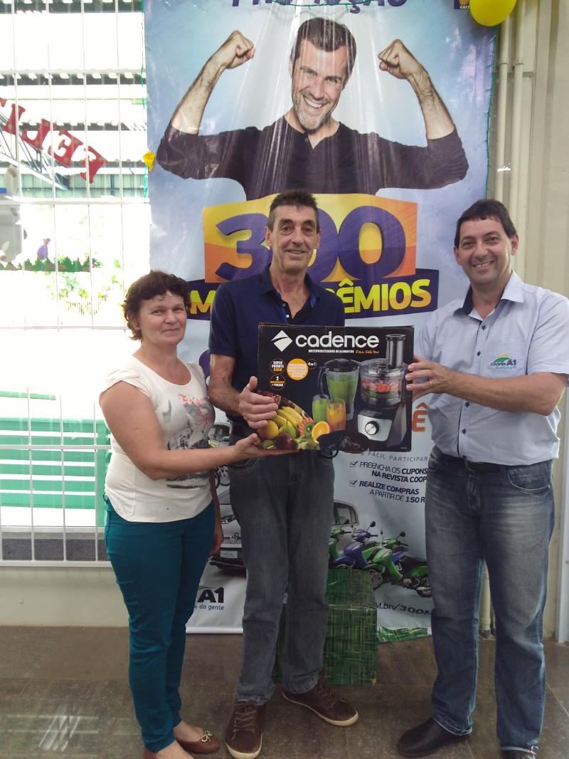 PROMOÇÃO 300 MIL EM PRÊMIOS: ganhadores de março retiram seus mixers