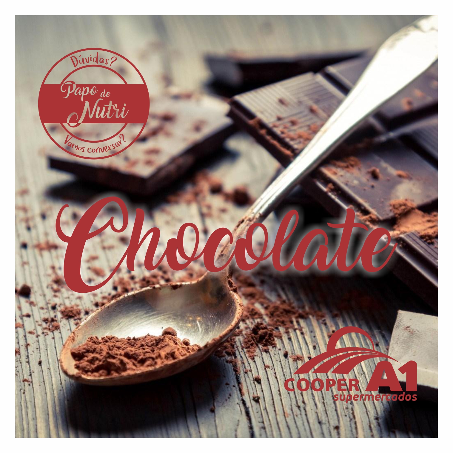 PAPO DE NUTRI: Chocolate é tudo igual?