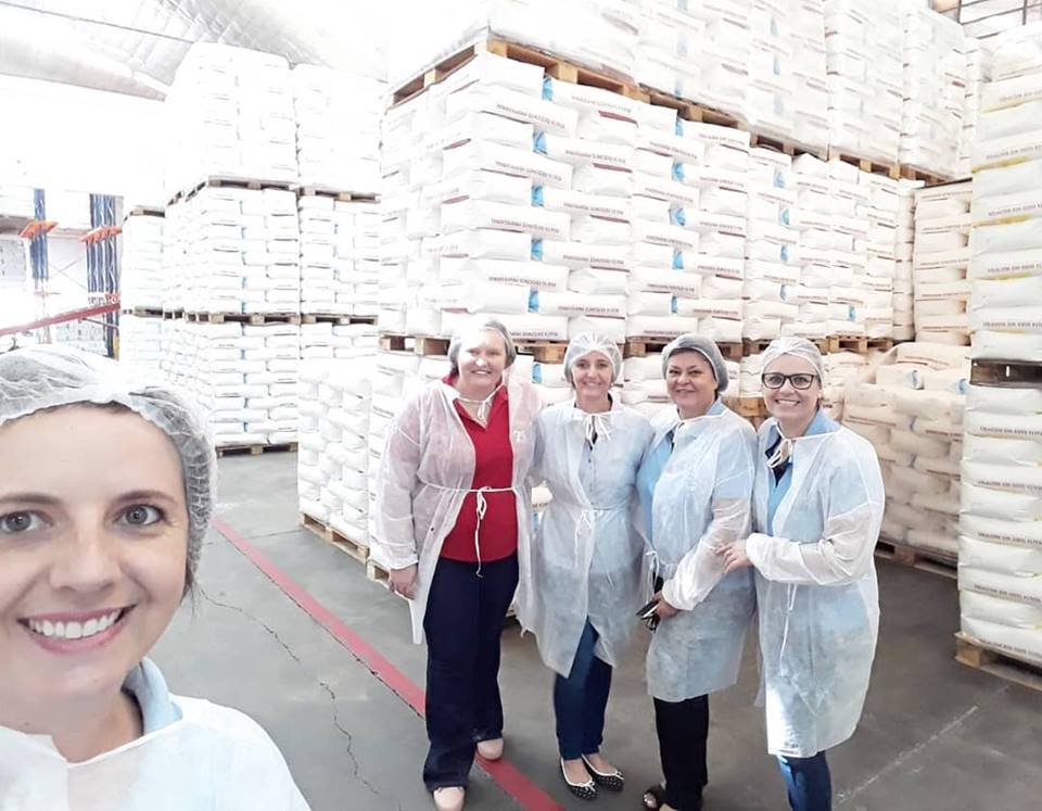 Coordenadoras dos programas sociais da Cooper A1 visitaram a Cooperativa Auriverde