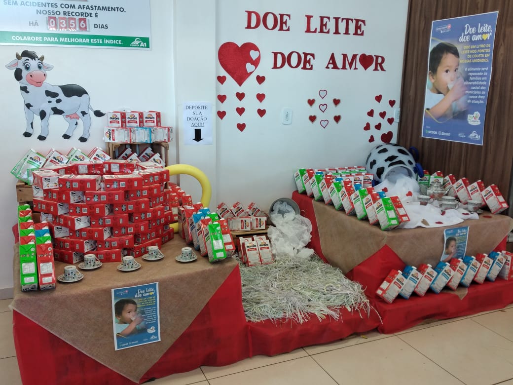 DIA C DE COOPERAR: Últimos dias da campanha “Doe leite, doe amor”