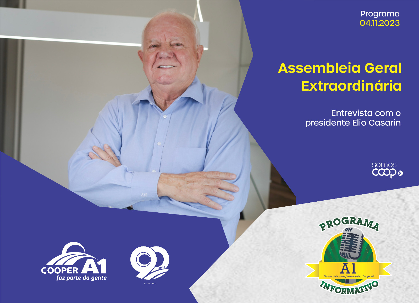 INFORMATIVO A1 04.11.23: Assembleia Geral Extraordinária