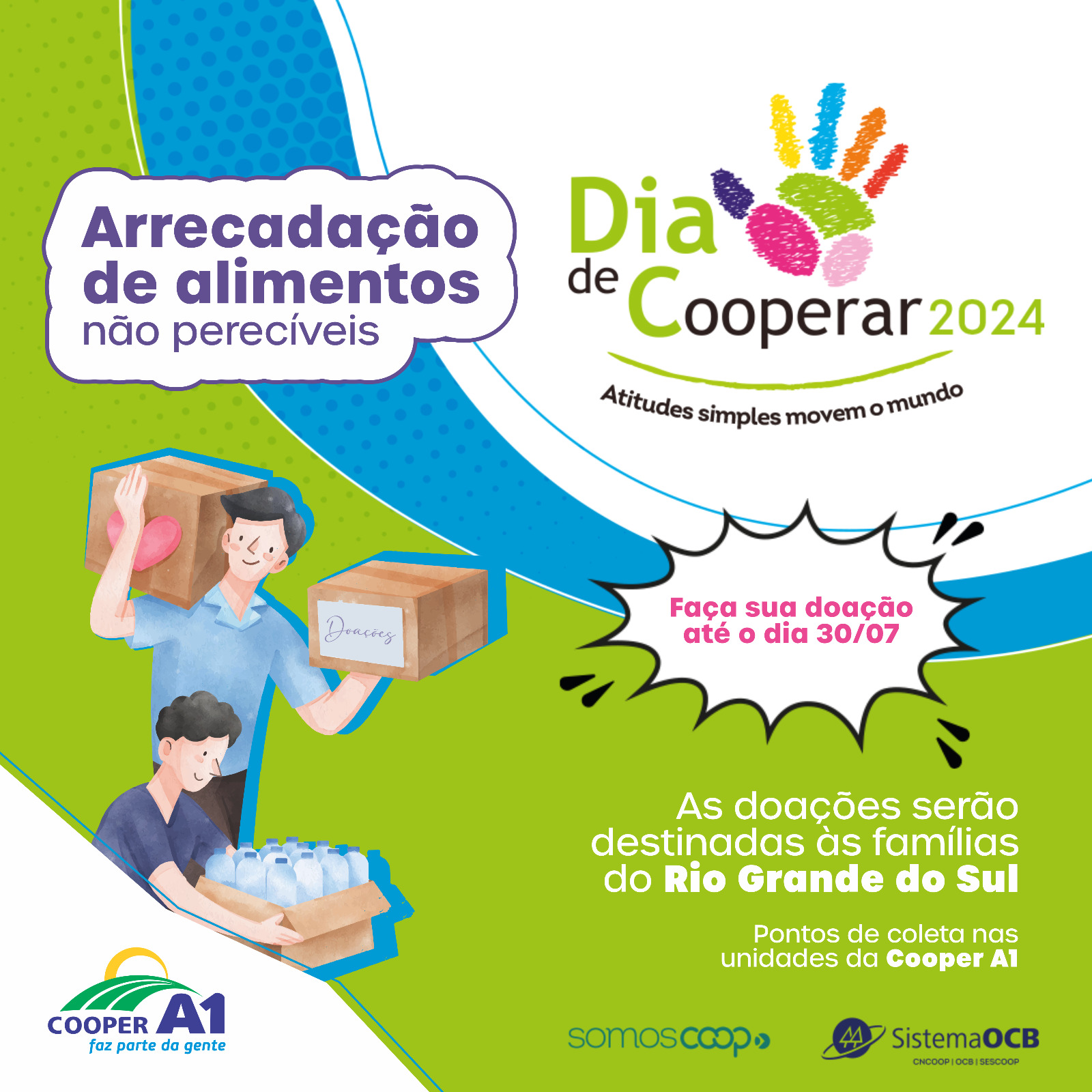 DIA C DE COOPERAR: Atitudes simples movem o mundo
