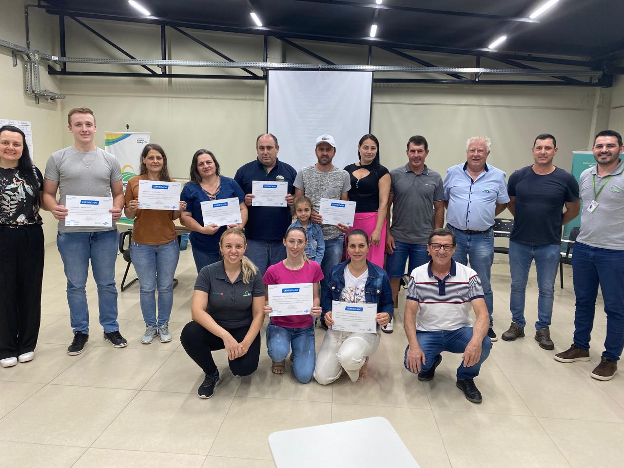 ENCADEAMENTO PRODUTIVO: Turma de Frederico Westphalen conclui etapa